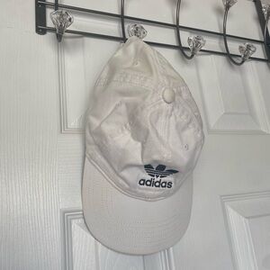 Adidas Gray and White Cap